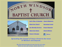 Tablet Screenshot of northwindsorbaptist.org